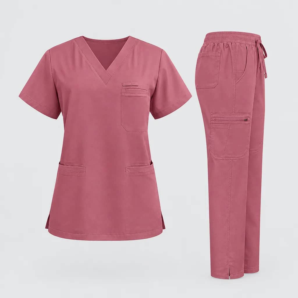 Classic V-Neck Scrub Set