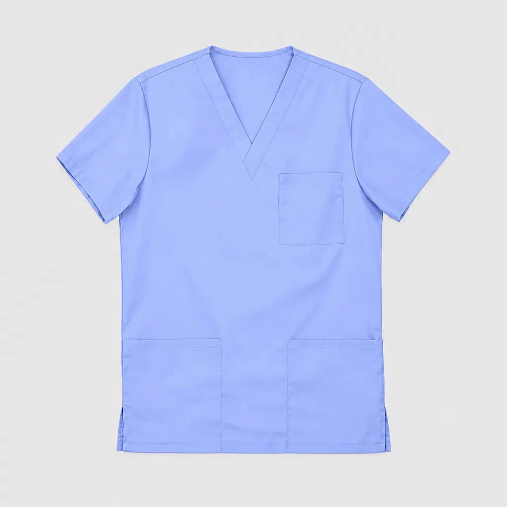 Men's V-Neck Scrub Top