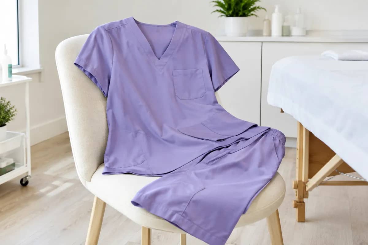 Scrubs for beauty and wellness workers